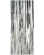 Slit Drape 16' High - Silver / Diffraction