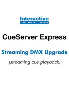 Streaming DMX Playback Option for CueServer Express