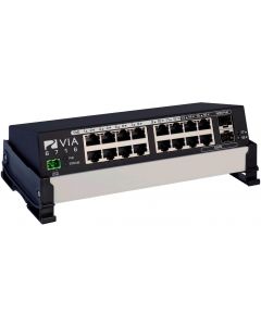 eDIN #6716 VIA 16 PoE Ethernet Switch